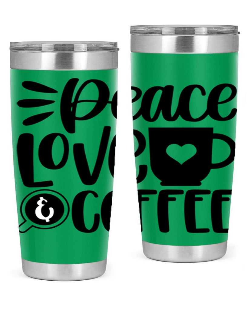 peace love coffee 49#- coffee- Tumbler