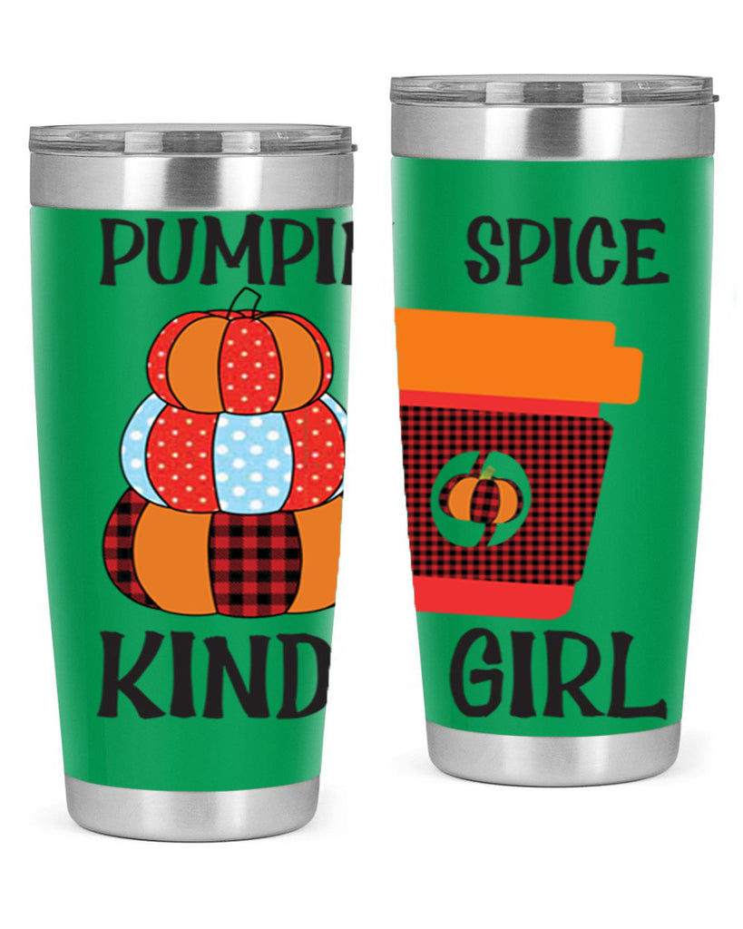 pumpkin spice kinda girl 551#- fall- Tumbler