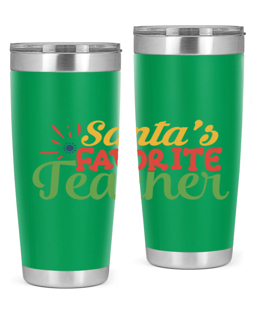 santas favorite teacher Style 152#- teacher- tumbler