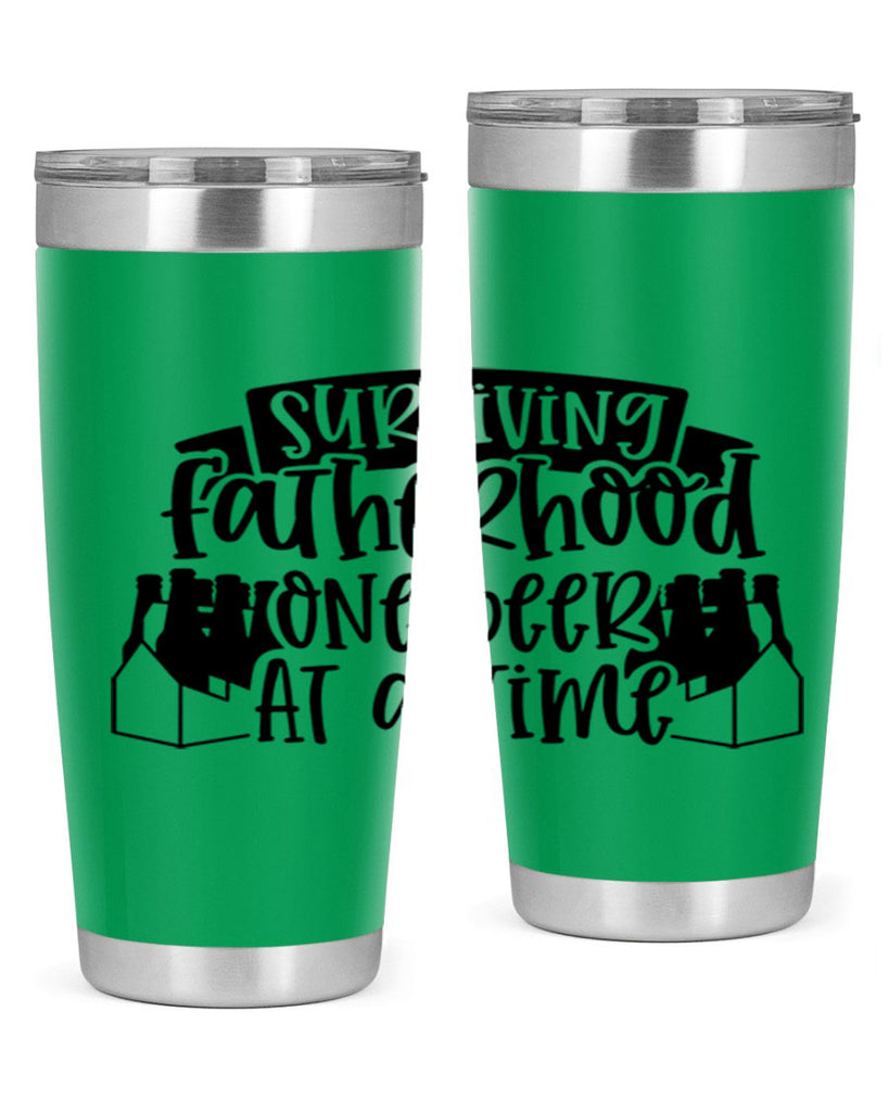 surviving fatherhood one beer at a time 19#- fathers day- Tumbler