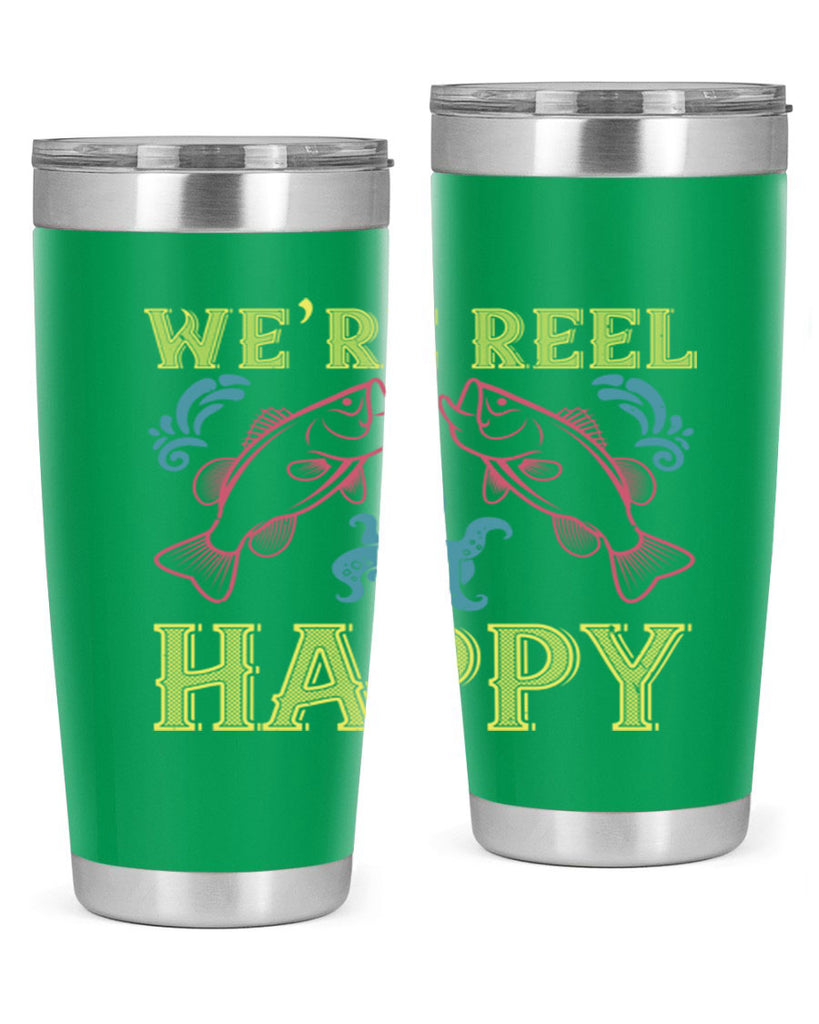 we’re reel happy 233#- fishing- Tumbler