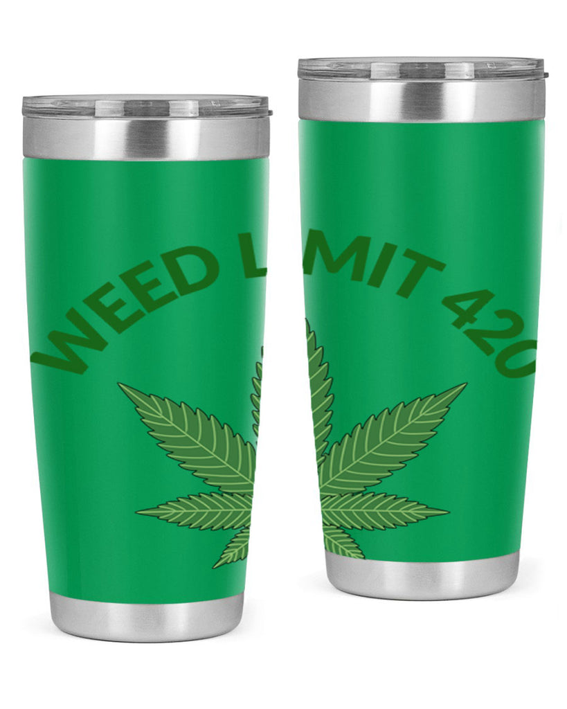 weed limit 420 sd 293#- marijuana- Tumbler