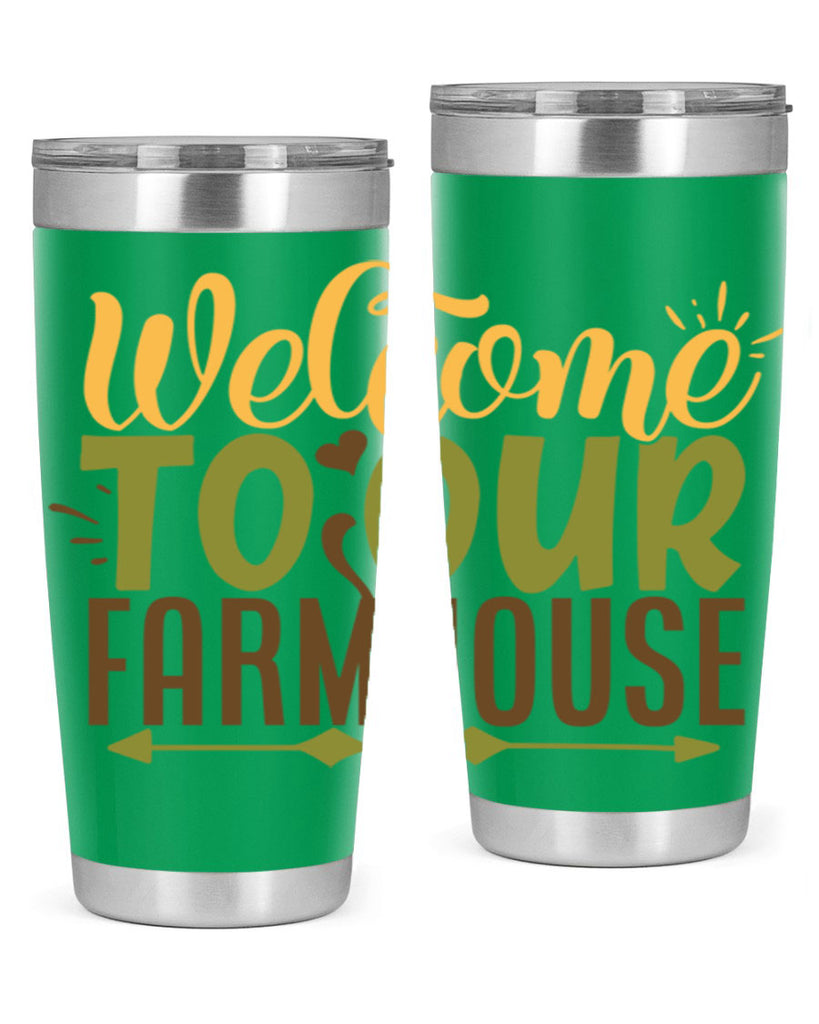 welcome to our farmhouse 2#- farming and gardening- Tumbler