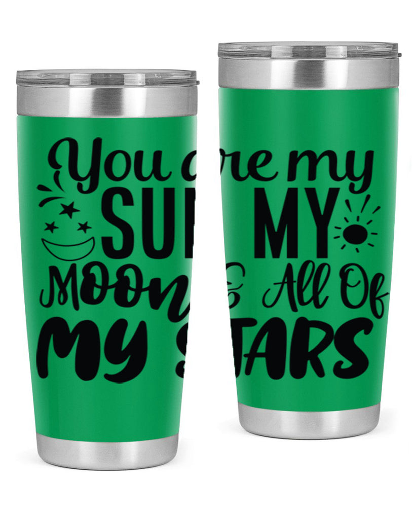 you are my sun my moon all of my stars 4#- family- Tumbler