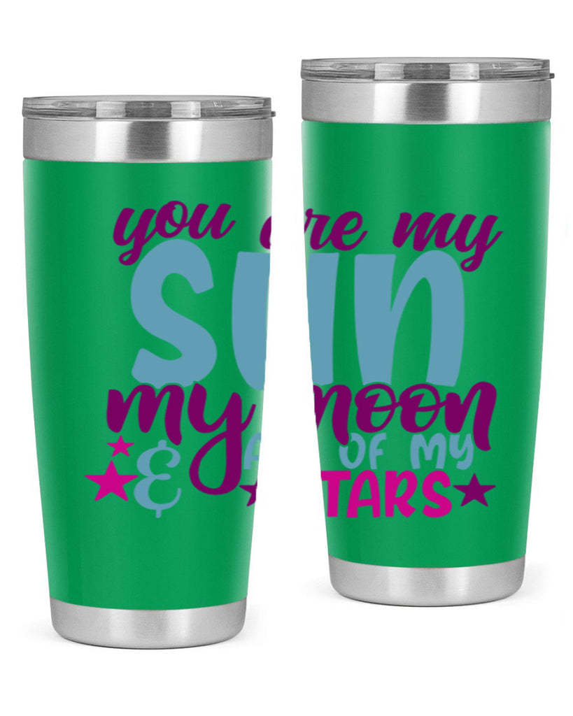you are my sun my moon all of my stars 6#- family- Tumbler