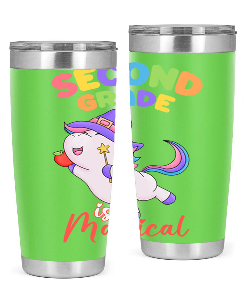 2nd Grade is Magical Unicorn 5#- second grade- Tumbler