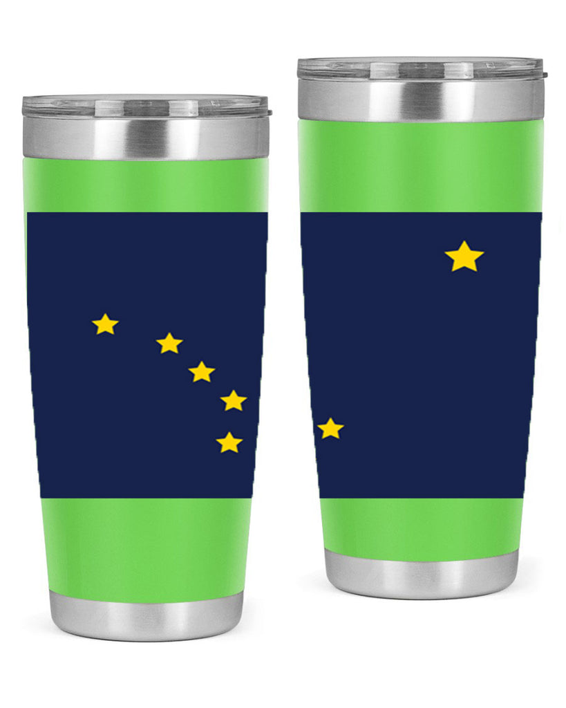 Alaska 50#- Us Flags- Tumbler