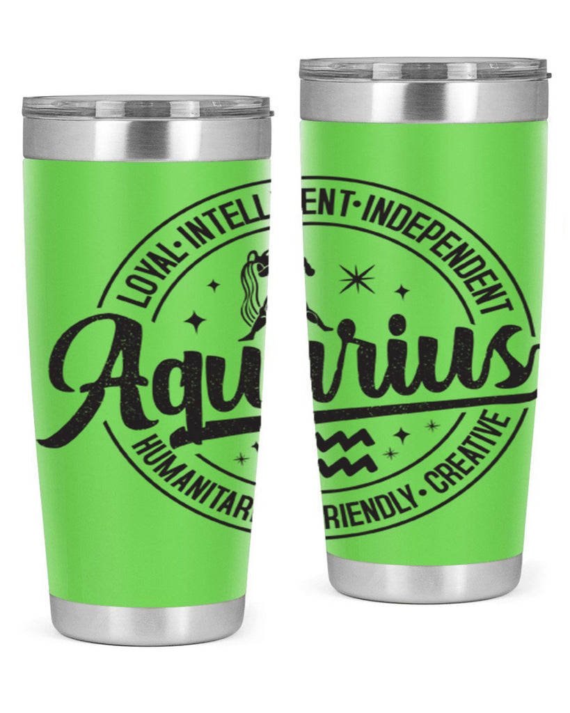 Aquarius 71#- zodiac- Tumbler