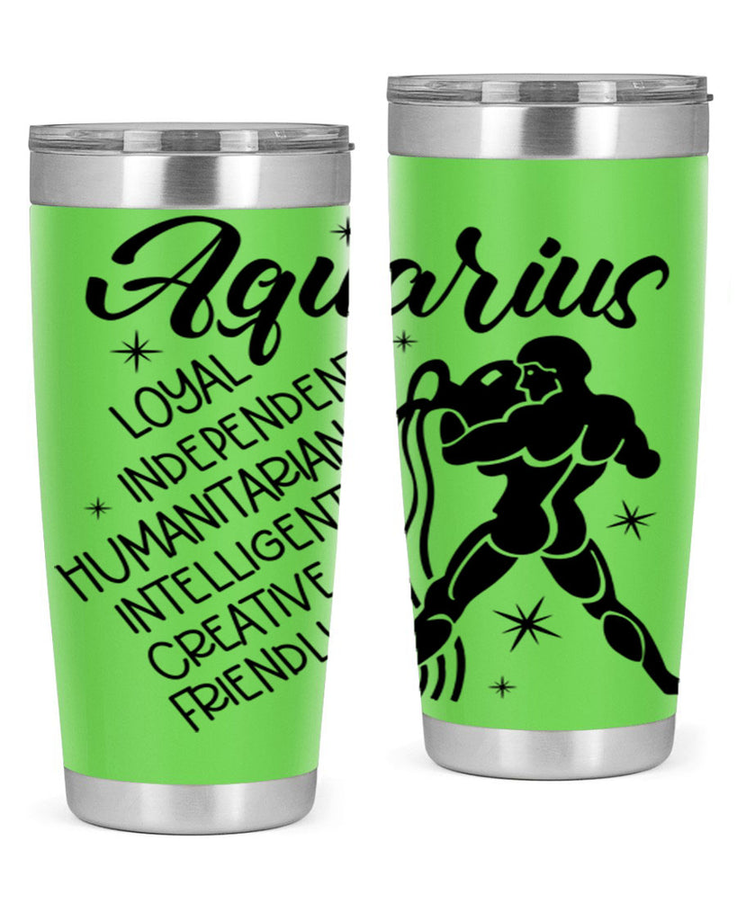 Aquarius 72#- zodiac- Tumbler