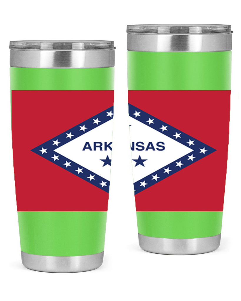 Arkansas 48#- Us Flags- Tumbler