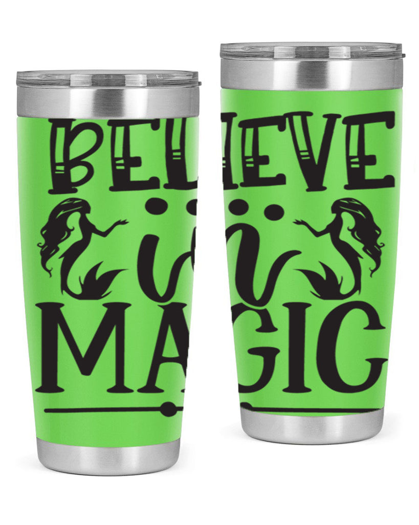 Believe in magic 65#- mermaid- Tumbler