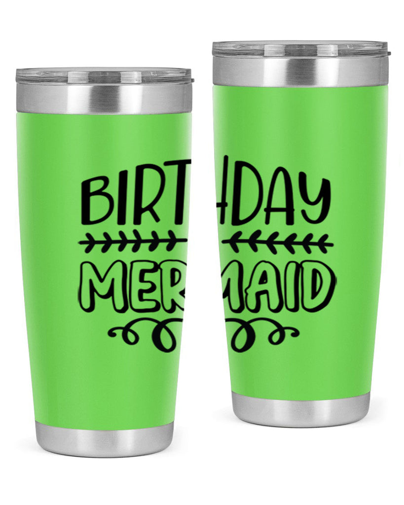 Birthday mermaid 74#- mermaid- Tumbler