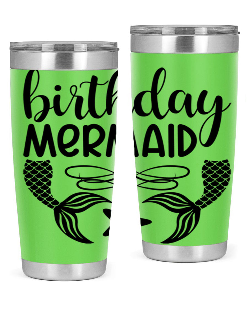 Birthday mermaid 76#- mermaid- Tumbler