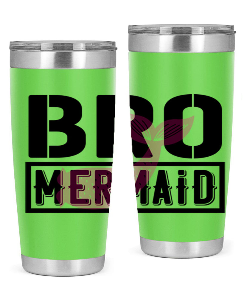 Bro mermaid 85#- mermaid- Tumbler