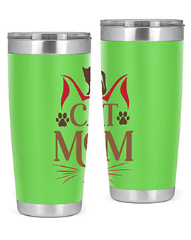 Cat Mom Style 6#- cat- Tumbler