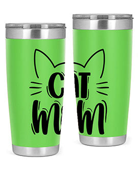 Cat Mom Style 85#- cat- Tumbler