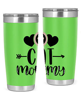 Cat Mommy Style 87#- cat- Tumbler