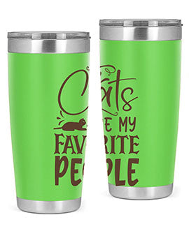 Cats Are My Favorite People Style 7#- cat- Tumbler