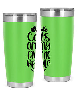 Cats Are My Favorite People Style 89#- cat- Tumbler