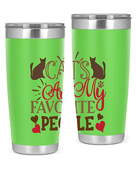 Cats Are My Favorite People Style 8#- cat- Tumbler