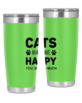 Cats Make Me Style 40#- cat- Tumbler