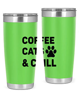 Coffee Cat Style 41#- cat- Tumbler