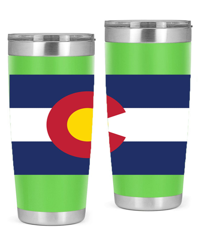 Colorado 46#- Us Flags- Tumbler