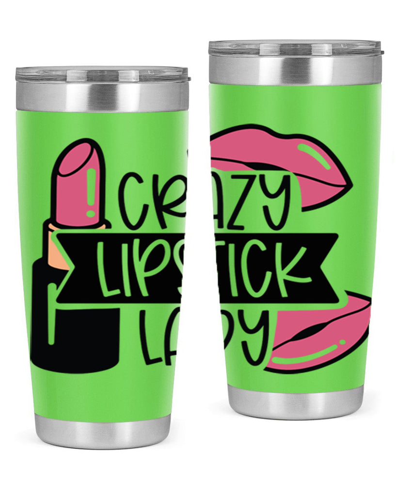 Crazy Lipstick Lady Style 108#- make up- Tumbler