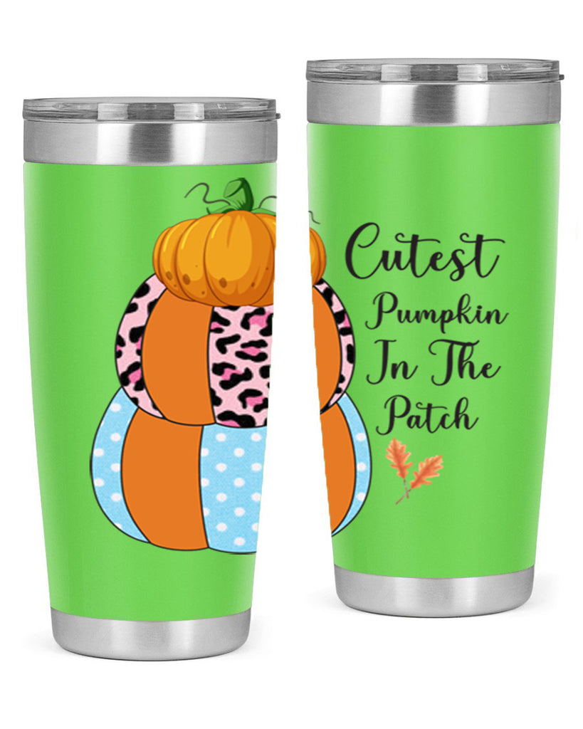 Cutest Pumpkin in the Patch 64#- fall- Tumbler