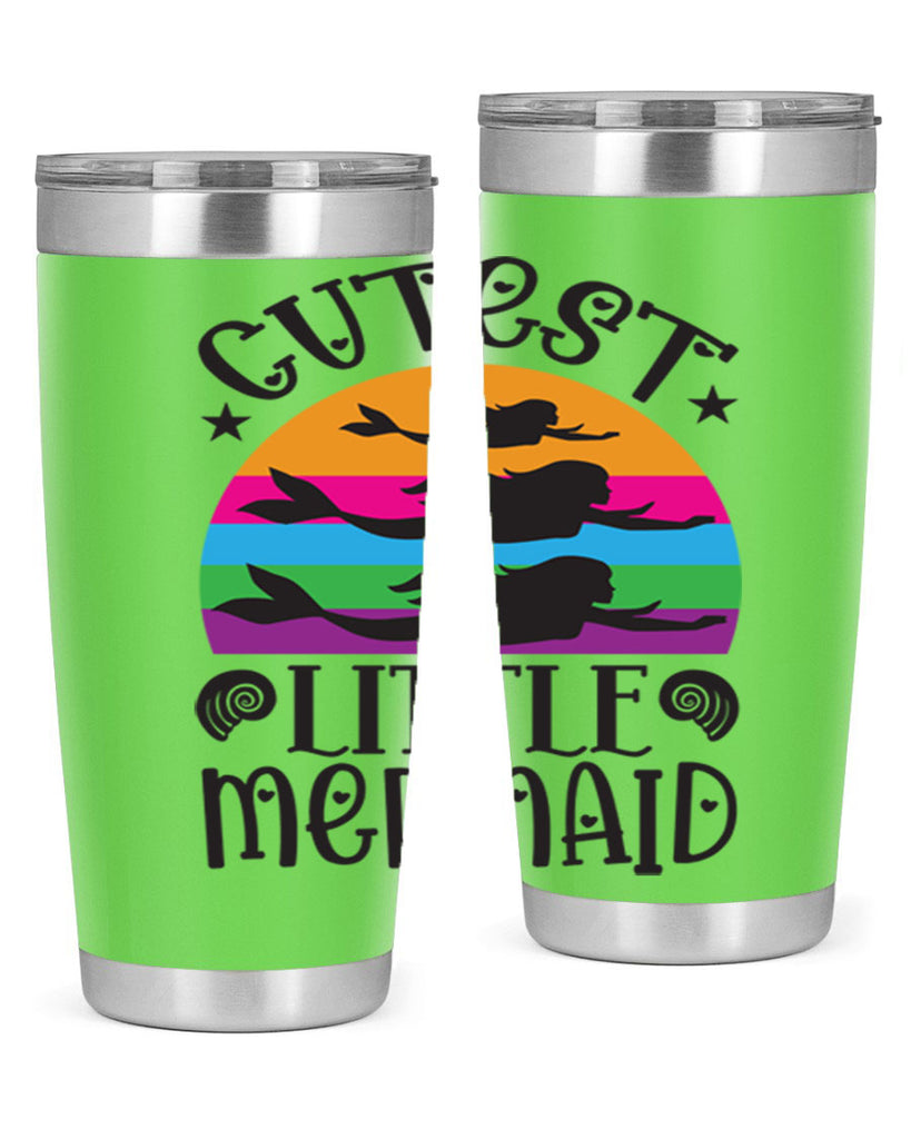 Cutest little mermaid 96#- mermaid- Tumbler