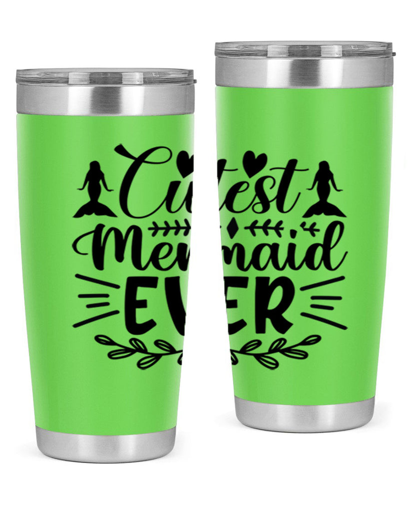 Cutest mermaid ever 100#- mermaid- Tumbler