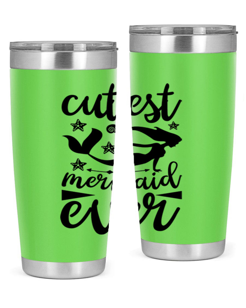 Cutest mermaid ever design 103#- mermaid- Tumbler