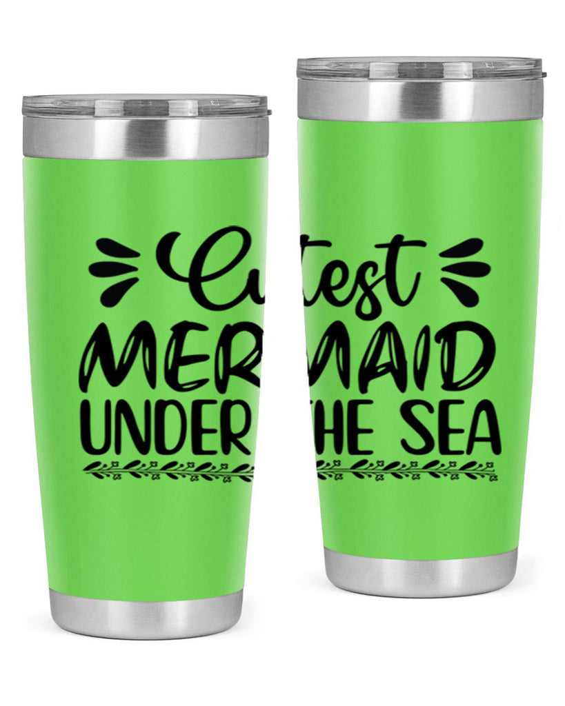 Cutest mermaid under the sea 105#- mermaid- Tumbler