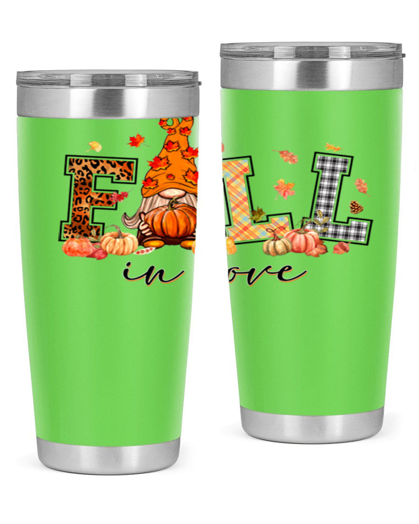 FALLinloveFallGnome 151#- fall- Tumbler