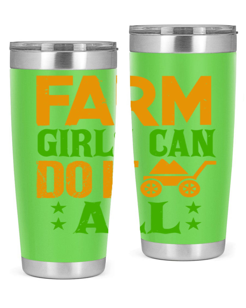 Farm girls can do it all 13#- farming and gardening- Tumbler