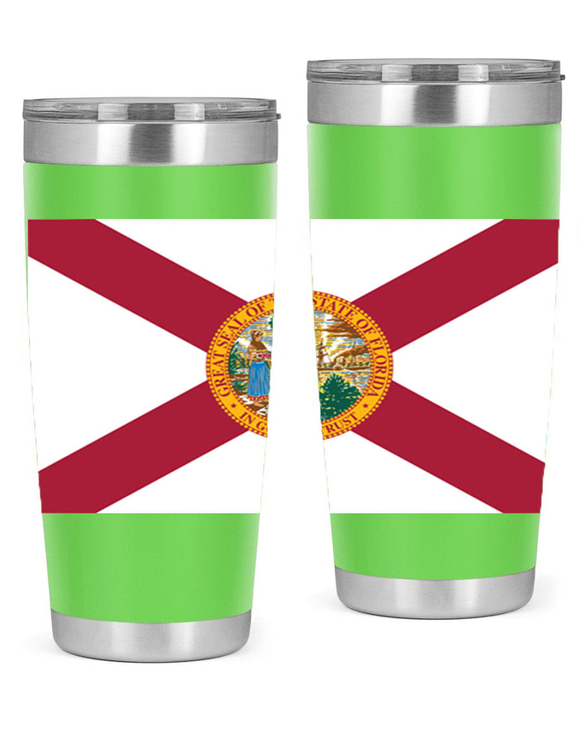 Florida 43#- Us Flags- Tumbler