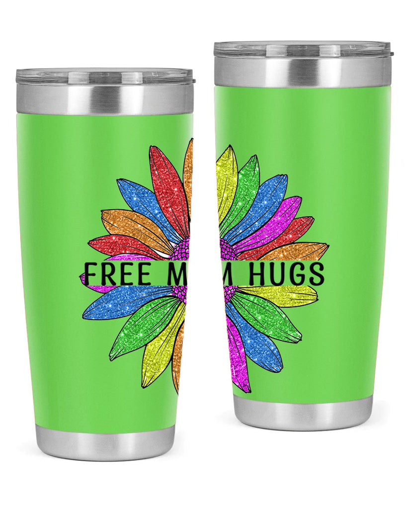 Free Mom Hugs Gay Pride Lgbt Flower 26#- lgbt- Tumbler