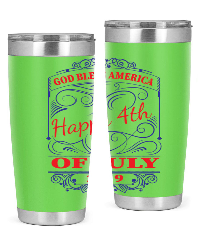 GOD BLESS AMERICA Happy thOF JULY Style 94#- Fourt Of July- Tumbler