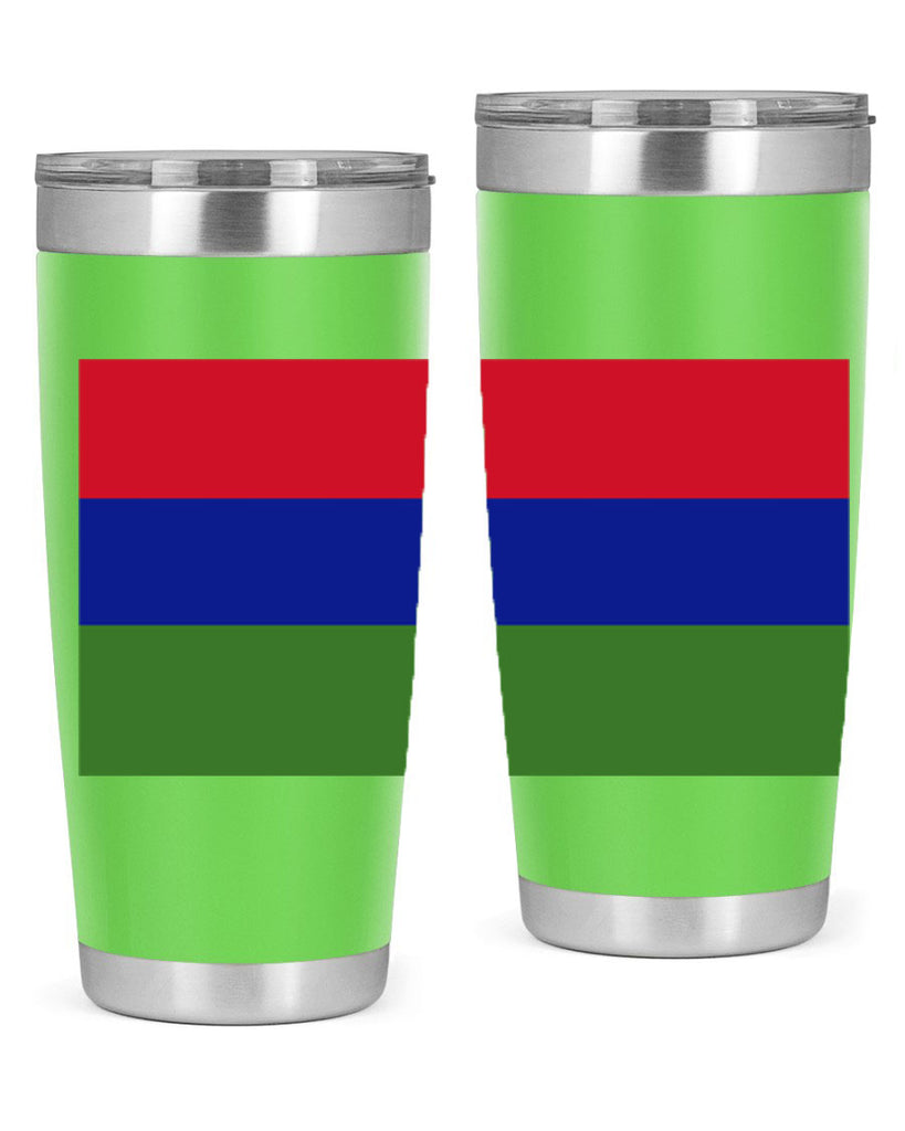 Gambia 135#- world flags- Tumbler