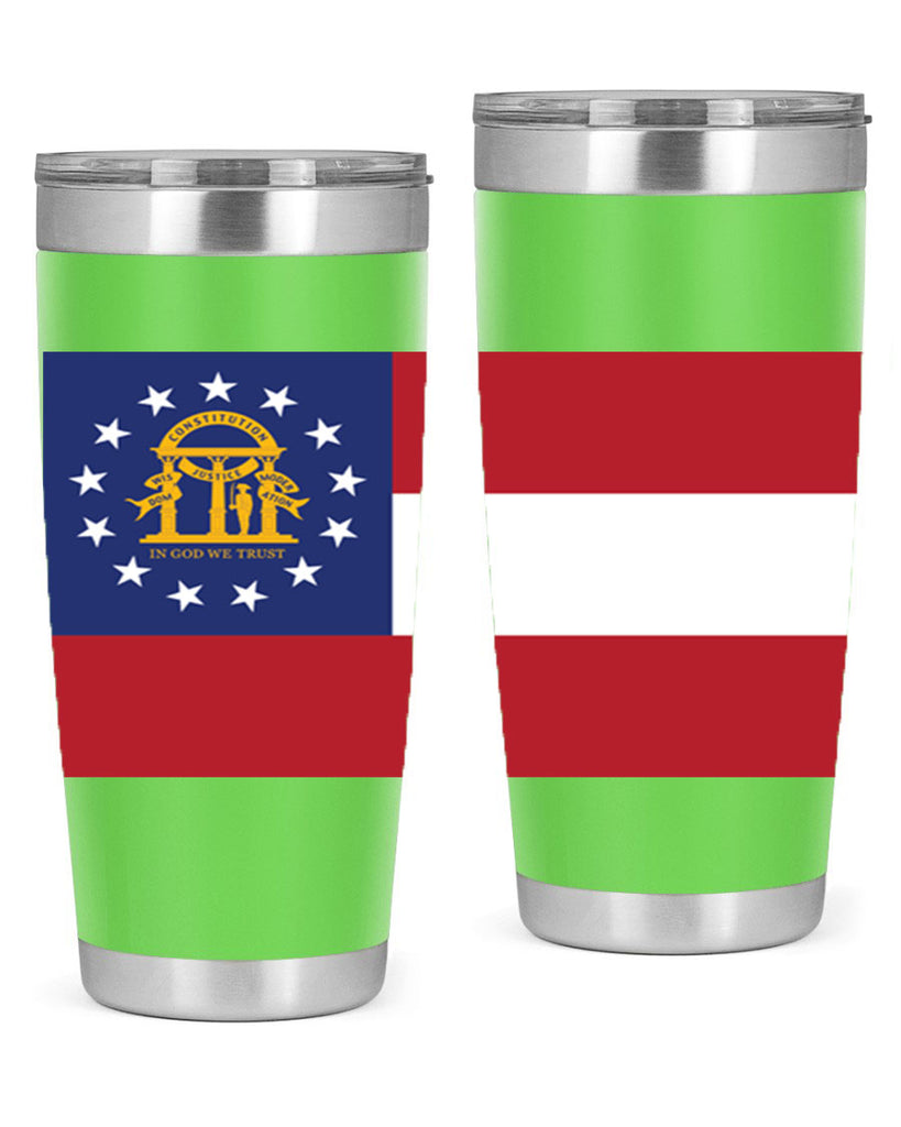 Georgia 42#- Us Flags- Tumbler