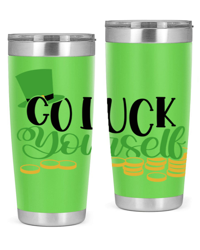 Go Lucky Yourself Style 98#- St Patricks Day- Tumbler