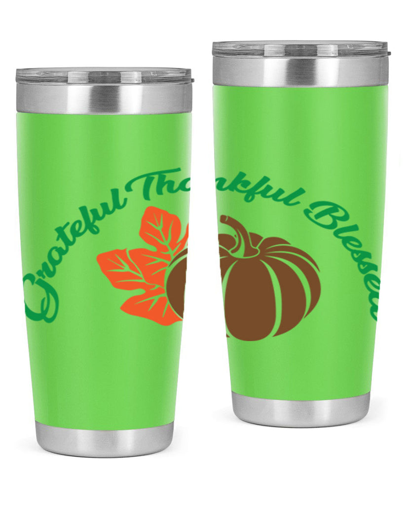 Grateful Thankful Blessed 214#- fall- Tumbler