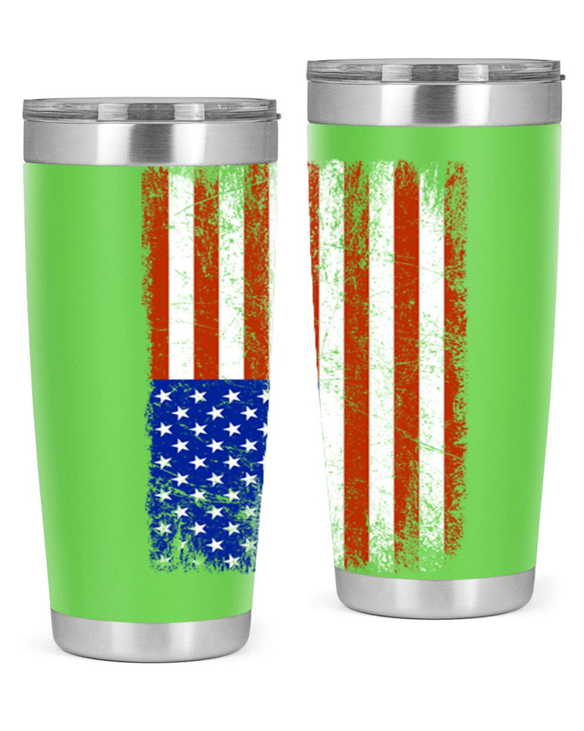 Grunge Flag 52#- Us Flags- Tumbler