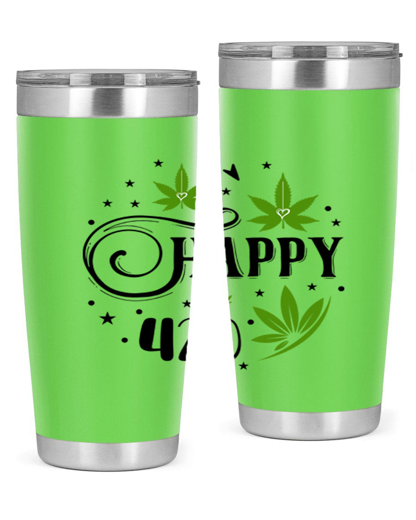 Happy 420 101#- marijuana- Tumbler