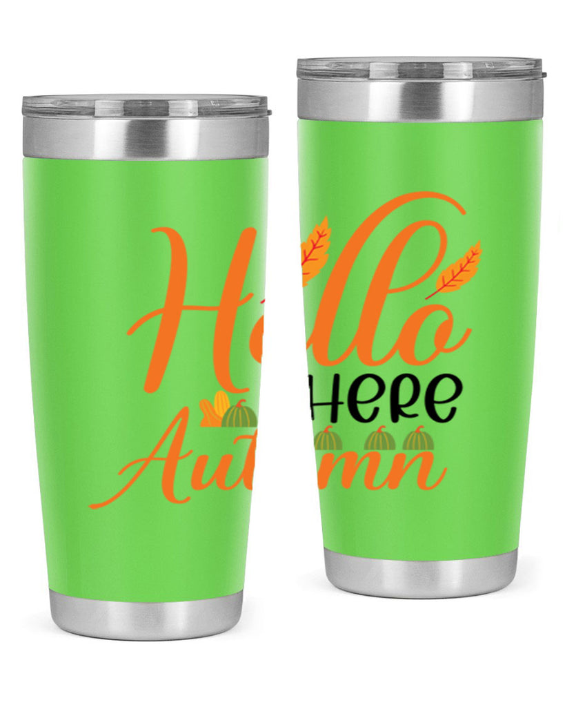 Hello There Autumn 297#- fall- Tumbler