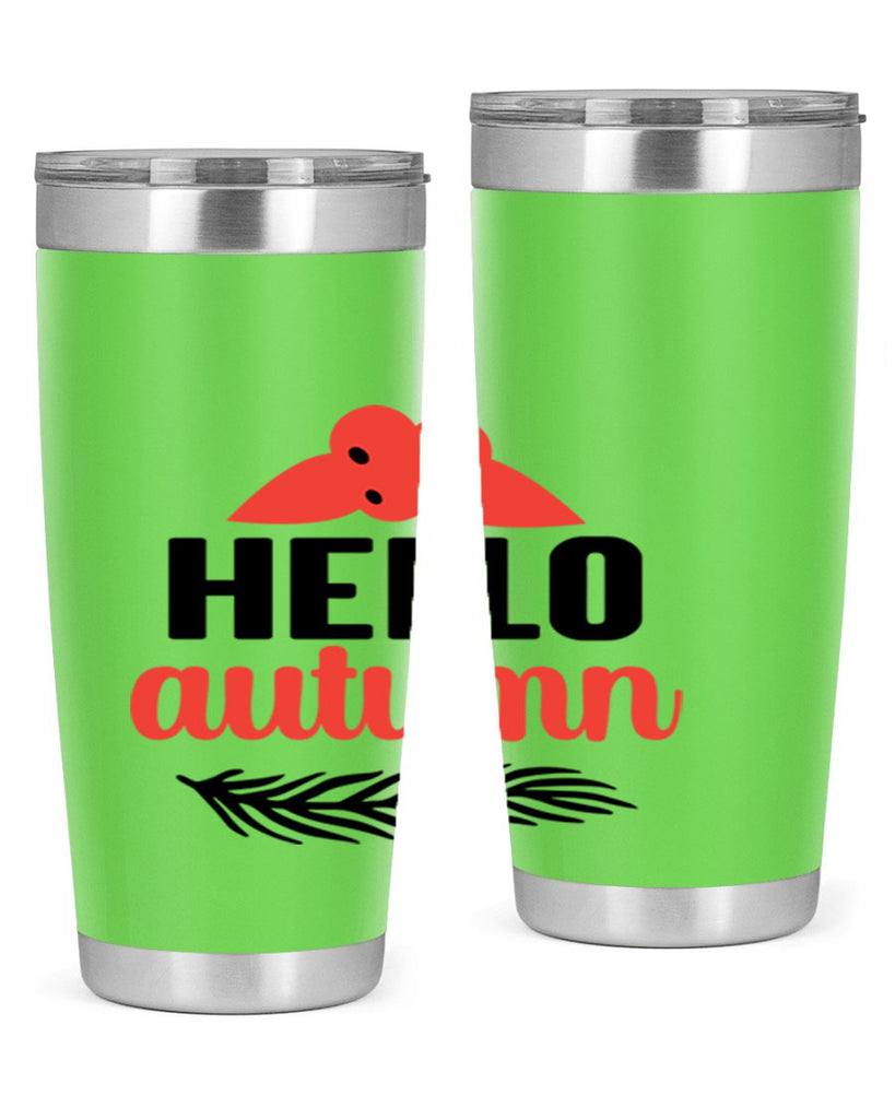 Hello autumn 269#- fall- Tumbler
