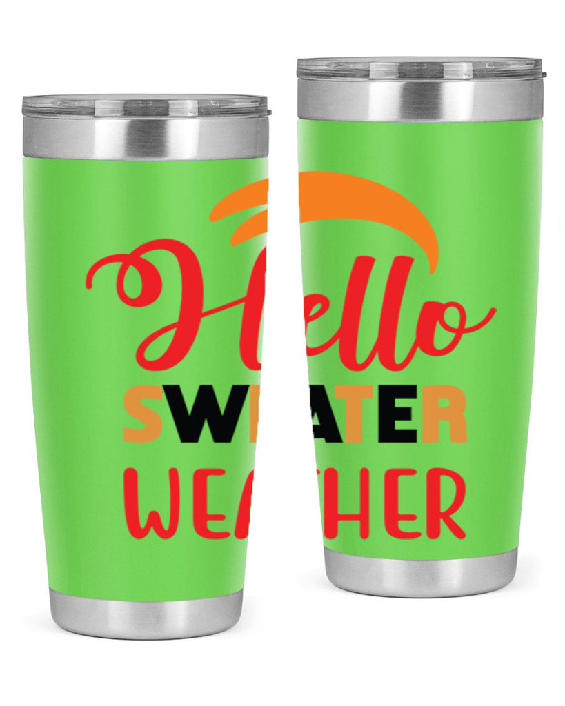 HelloSweaterWeather 301#- fall- Tumbler