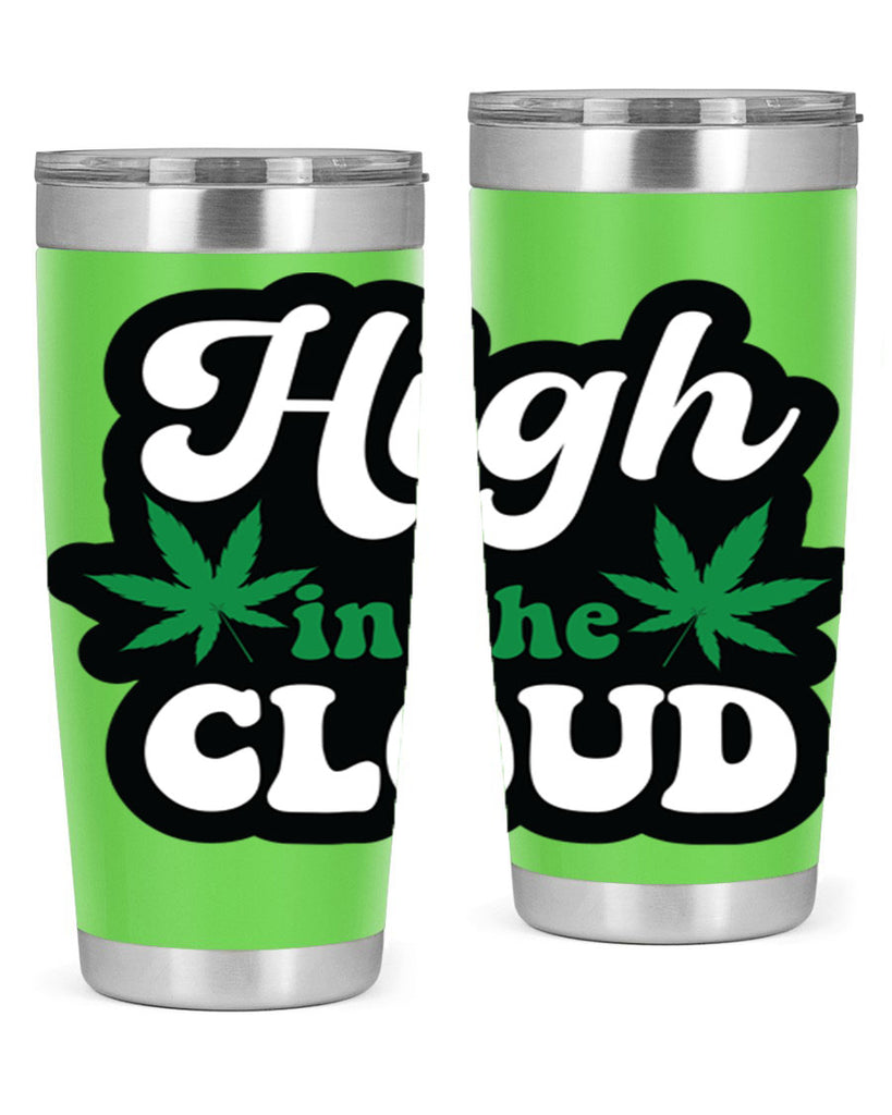 High in the cloud 113#- marijuana- Tumbler