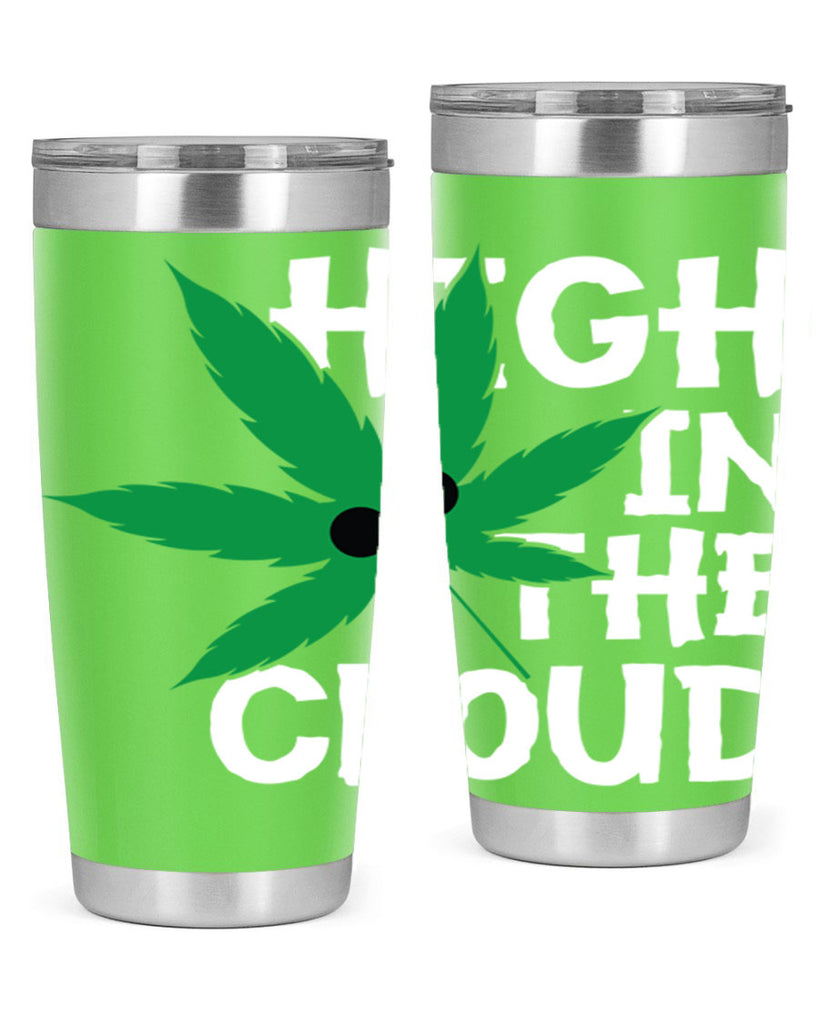 High in the cloud 114#- marijuana- Tumbler