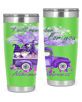 I Will Remember For You AlzheimerS 182#- alzheimers- Tumbler